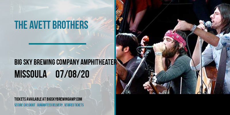 The Avett Brothers at Big Sky Brewing Company Amphitheater tickets The Avett Brothers at Big Sky Brewing Company Amphitheater