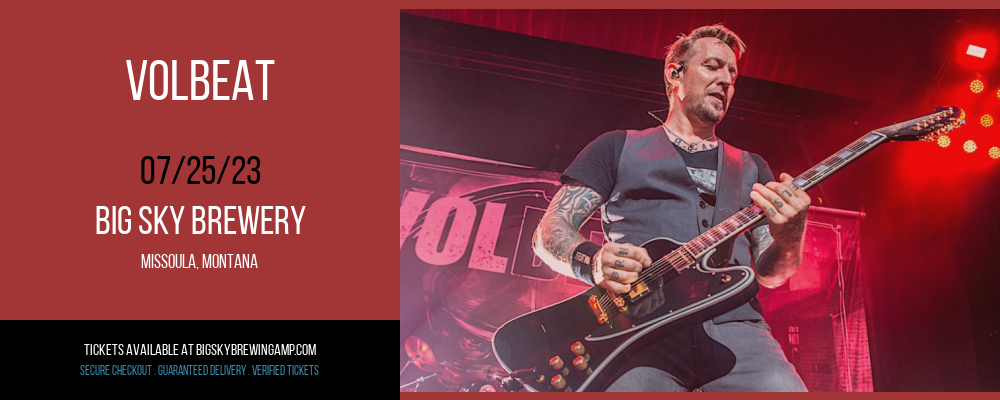 Volbeat at Big Sky Brewing Company Amphitheater